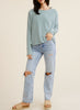 Sweet Joilene Relaxed & Ribbed Comfy Long Sleeve (Assorted Colors)