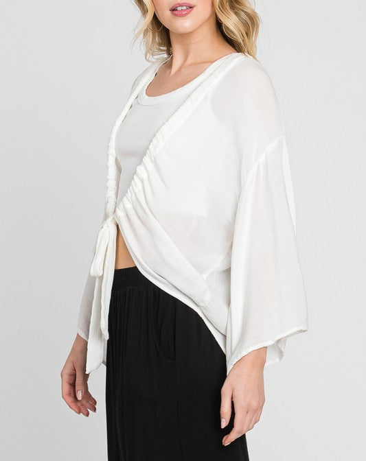 Gylda Dolamn Sleeve Cardigan Top