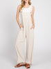 Marceline Spaghetti Strap Wide Leg Overalls