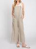 Marceline Spaghetti Strap Wide Leg Overalls