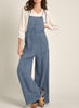 Country Charm Sleeveless Wide Leg Overalls (Assorted Colors)