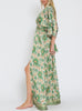 Garden Party Kimono Sleeve Tie Back Maxi Dress