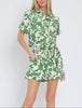 Irish Spring Short Sleeve Belted Romper