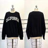 Cali Dreams Crew Neck Sweater in Black