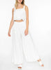 Sun Ray Day Scalloped Shoulder Wide Leg Set (Assorted Colors)