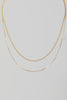 Double Twisted Layered Gold Necklace