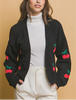 Cherry on Top Cropped Knit Sweater Cardigan (Assorted)