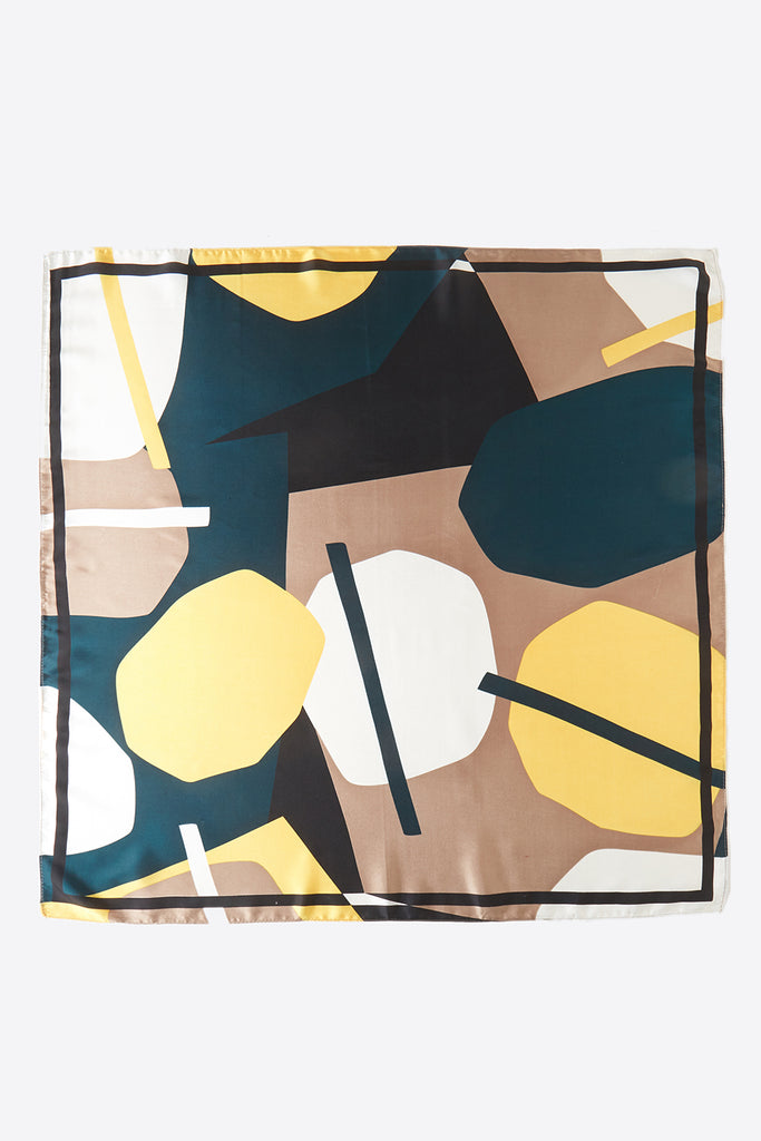 Geometric Print Silky Scarves (Assorted)