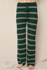 Mackenzie Green Multi Striped Sweater Set