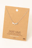 Dainty Triple String of Hearts Necklace (Gold/Silver)