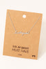 Los Angeles Cursive Dainty Nameplate Necklace (Silver/Gold)