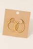 Smooth 29MM Gold Hoop Earring