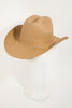 On the Coast Straw Cowgirl Hat in Tan