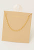 Dainty Chain Link Necklace in Gold