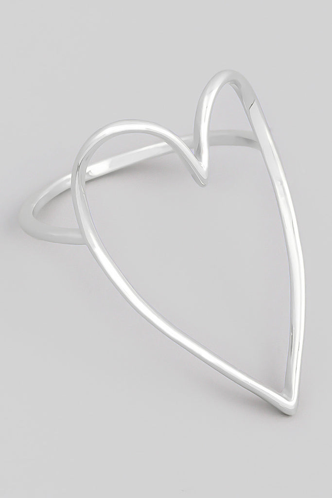 String Of Hearts Statement Ring