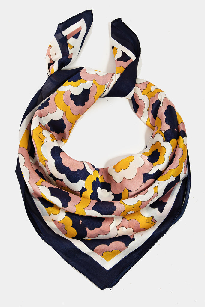 Groovy Floral Print Bandanna (Assorted Colors)