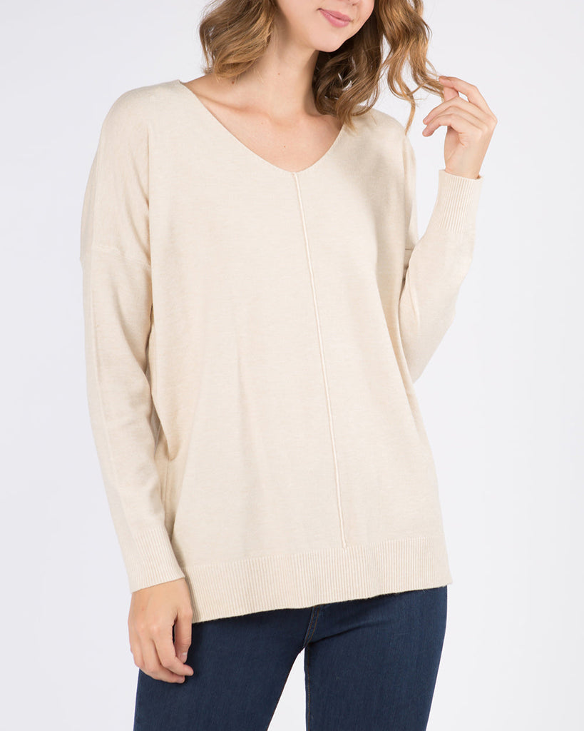 Dream Fleece Oversized V-Neck Sweater