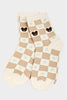 Crew Cuff Embroidery Socks with Stylish Prints (Assorted Styles)