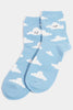 Crew Cuff Embroidery Socks with Stylish Prints (Assorted Styles)